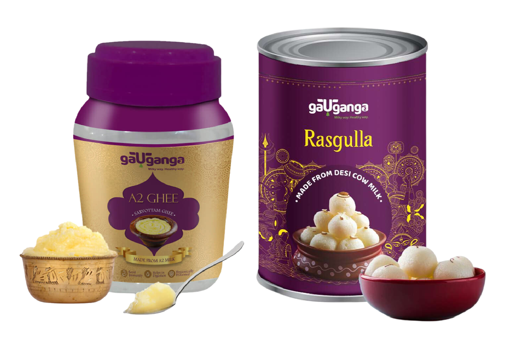 The Duos Combo Ghee 1 L + Rasgulla 500 gm