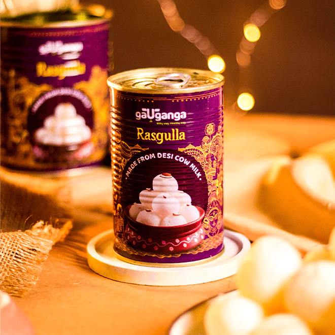 The Duos Combo Ghee 500 ml + Rasgulla 1000 gm